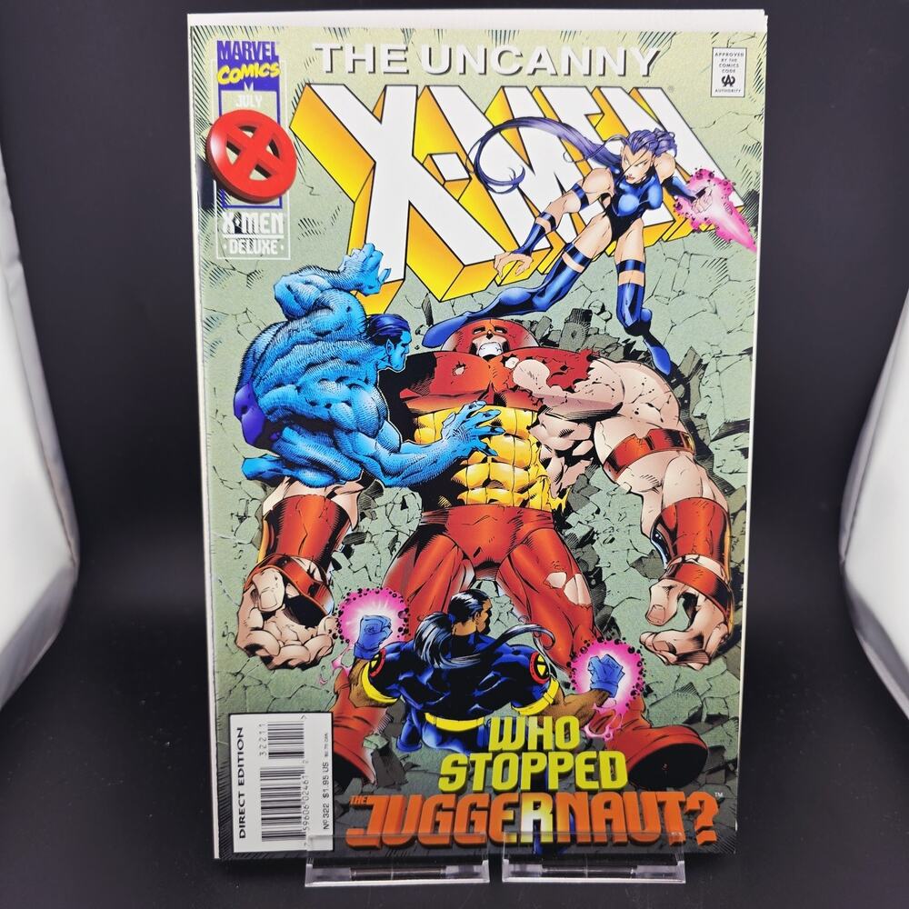 Uncanny X-Men 322 NM 9.4 9.6 1st Onslaught Mention Juggernaut Madureira Marvel